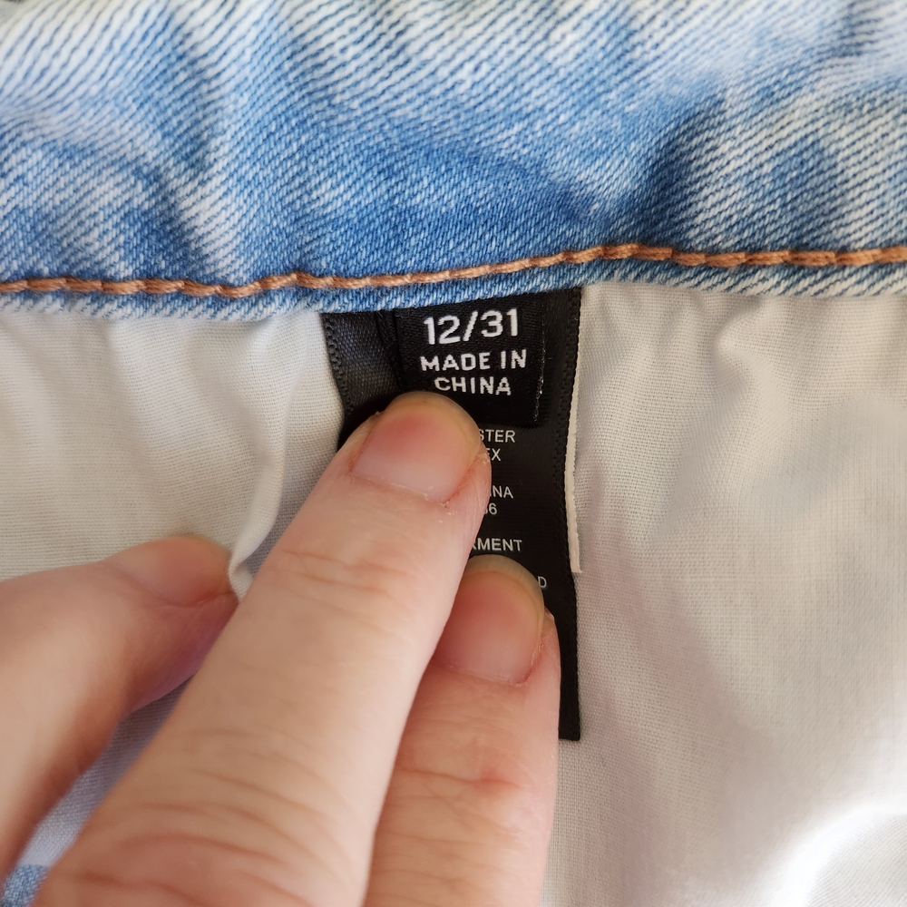 Frye Cropped High-Rise Denim Jeans In Stevie Wash Sz 12 - Picture 8 of 11